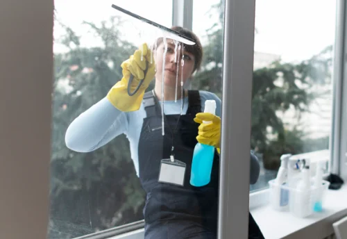 Nettoyage de vitres intérieures et extérieures à Bully
